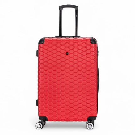 Hard Shell ABS 8 Wheel Luggage Travel Cabin Holiday Bags Suitcase Set