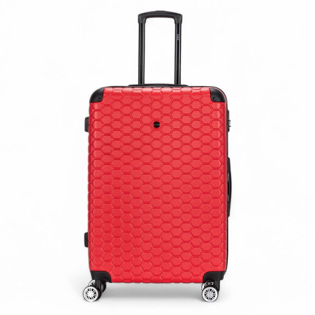 Hard Shell ABS 8 Wheel Luggage Travel Cabin Holiday Bags Suitcase Set
