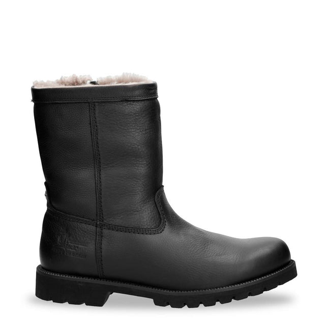 Panama Jack Men's Fedro Igloo C3 Black Waterproof Leather Ankle Boots