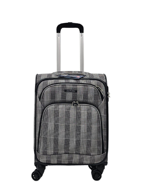 Soft Shell Cabin Suitcase 55 x 37 x 20 cm Lightweight Luggage Suitable for Easyjet, Ryanair