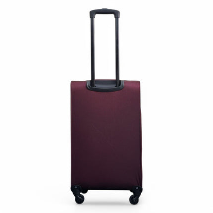 Expandable Soft Shell 4 Wheel Luggage Travel Cabin Suitcase Set Holiday Bags
