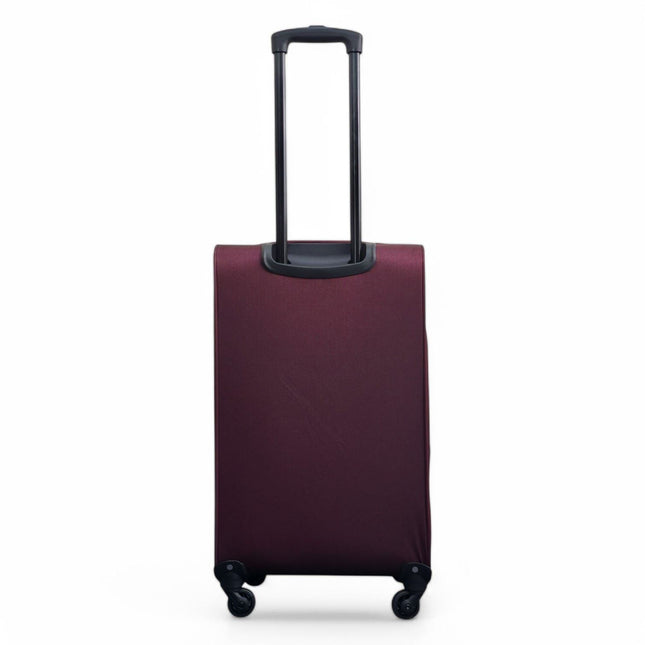 Expandable Soft Shell 4 Wheel Luggage Travel Cabin Suitcase Set Holiday Bags