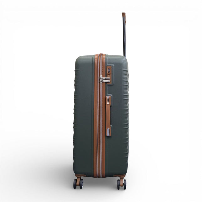 Expandable Hard Shell ABS Suitcase Set 8 Wheel Robust Travel Case Holiday Luggage
