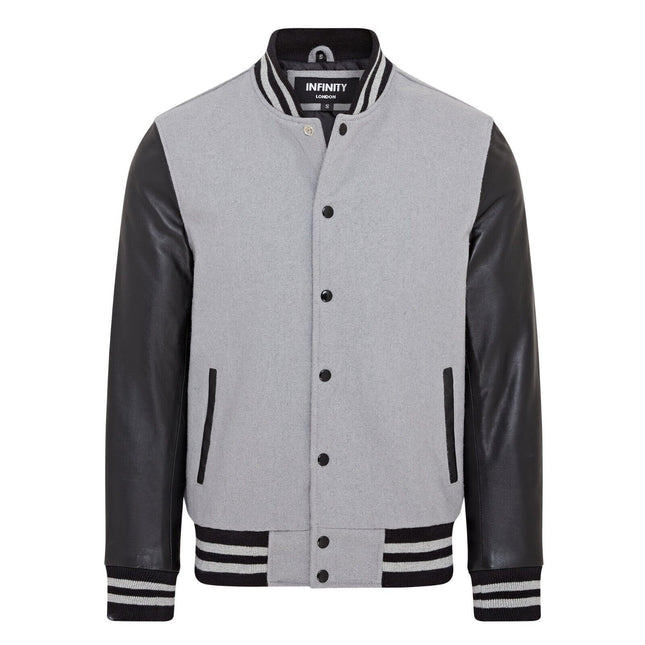 Letterman Baseball Wool Leather Varsity Bomber Jacket - Genoa