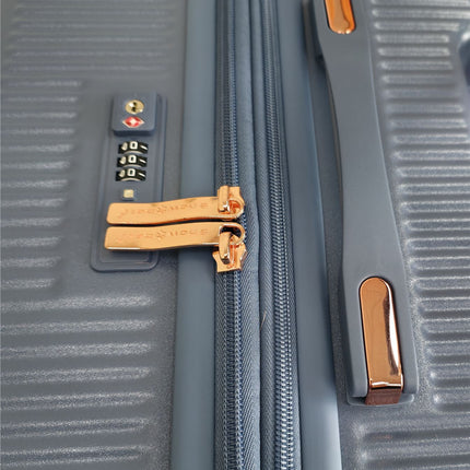 Expandable Hard Shell 8 Wheels Luggage Travel Cabin Suitcase Set