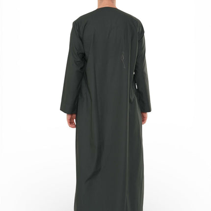 Men's Ramadan Eid Green Moroccan Jubba Robe Djellaba Thobe - TT-008