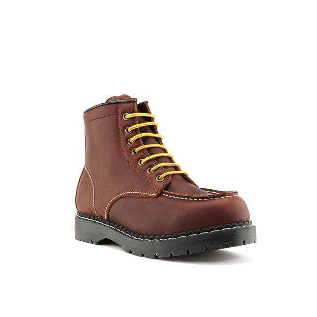 Grinders Unisex Burgundy Ryan Acs Leather Western Vintage Indy Boots