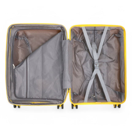 Expandable Hard Shell 8 Wheels Luggage Travel Cabin Suitcase Set
