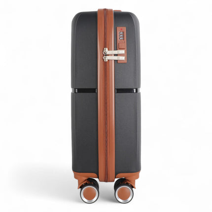 Hard Shell Cabin 37 x 22 x 56 cm PP Luggage Suitcase Suitable for Easyjet, Ryanair