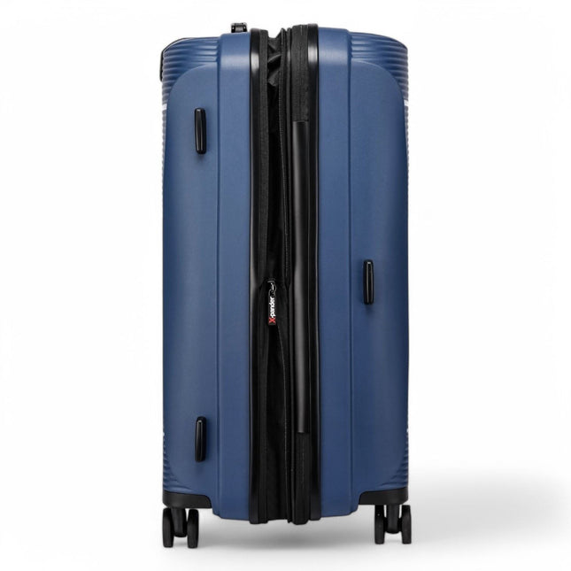 Expandable Hard Shell PP 8 Wheel Luggage Travel Cabin Holiday Bags Suitcase Set
