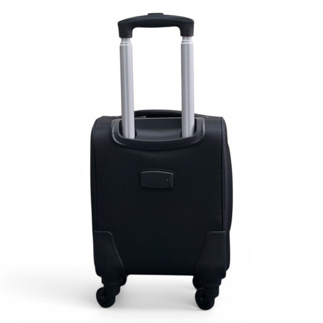 Soft Shell Lightweight Nylon Suitcase Set 4 Wheel Travel Case Holiday Bags