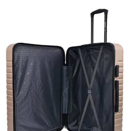 Lightweight Gold Hard Shell ABS Suitcase Luggage Set