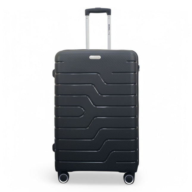 Hard Shell PP Dual 4 Wheels Luggage Travel Cabin Holiday Suitcase Set