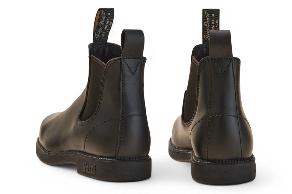 Rossi 607 Booma Black Leather Chelsea Boot