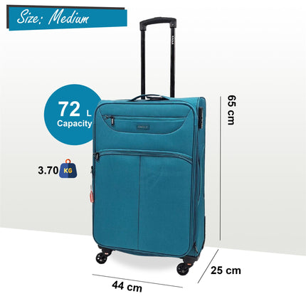Lightweight Soft Suitcase Luggage Travel TSA Set