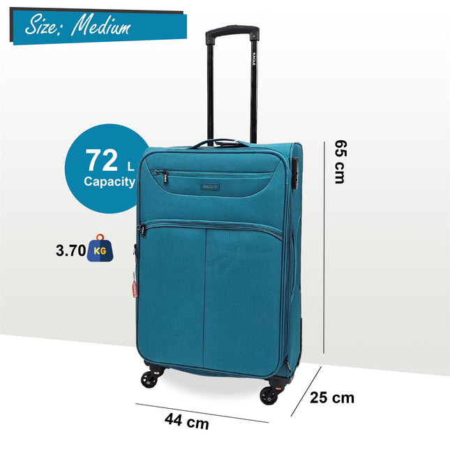 Lightweight Soft Suitcase Luggage Travel TSA Set