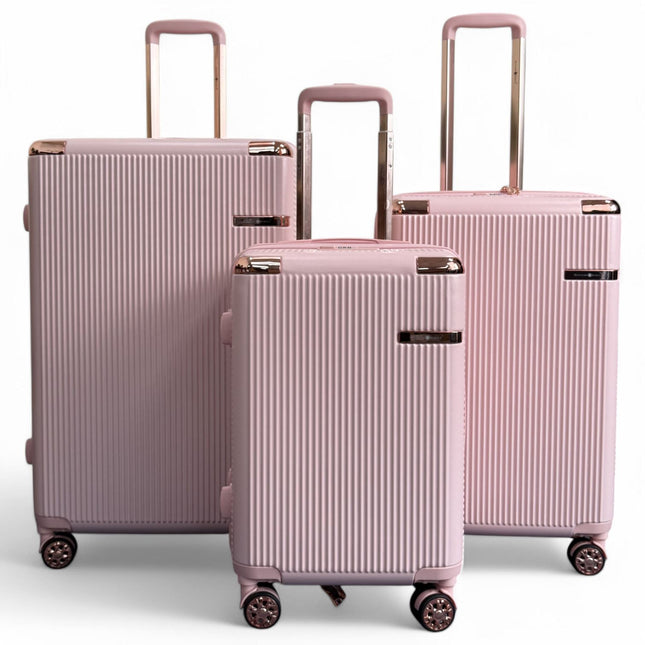 Expandable Hard Shell 8 Wheels Luggage Travel Cabin Suitcase Set