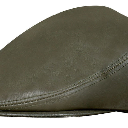 Mens  Flat Hat Leather Peaky Blinders Beret Newsboy Gatsby Golf Cabbie Cap