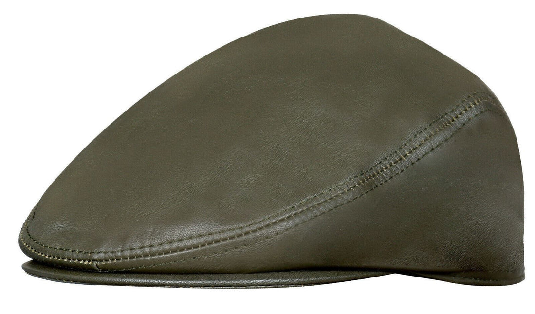 Mens  Flat Hat Leather Peaky Blinders Beret Newsboy Gatsby Golf Cabbie Cap