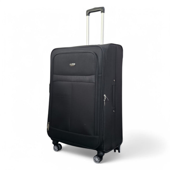 Expandable Soft Shell 8 Wheels Luggage Travel Cabin Suitcase Set