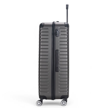 Hard Shell ABS 8 Wheel Luggage Travel Cabin Holiday Bags Suitcase Set
