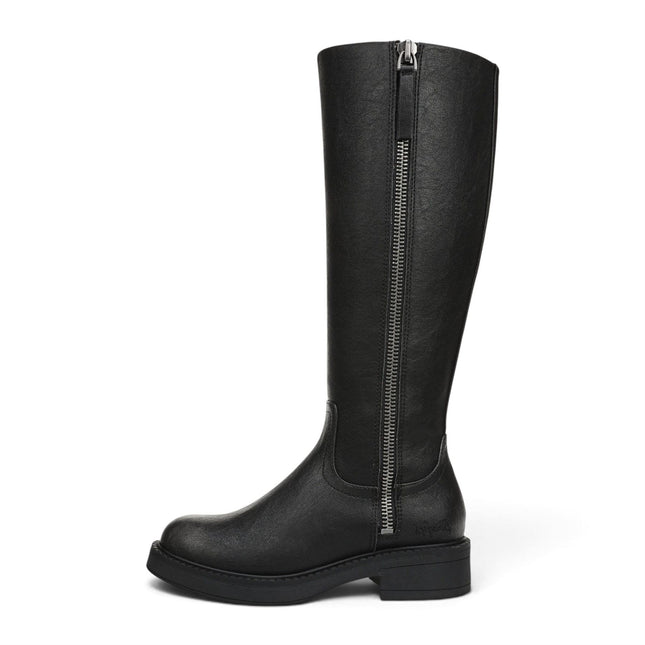 Blowfish Malibu Women's Black Faux Leather High Riding Boots - Venice Tall