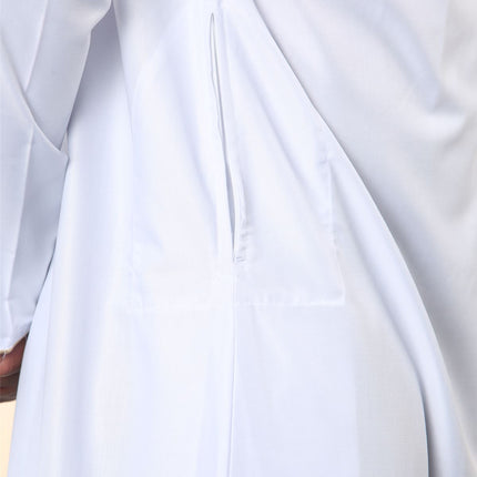 Men's Omani Eid White Thobe  Saudi Emirati Jubba Robe