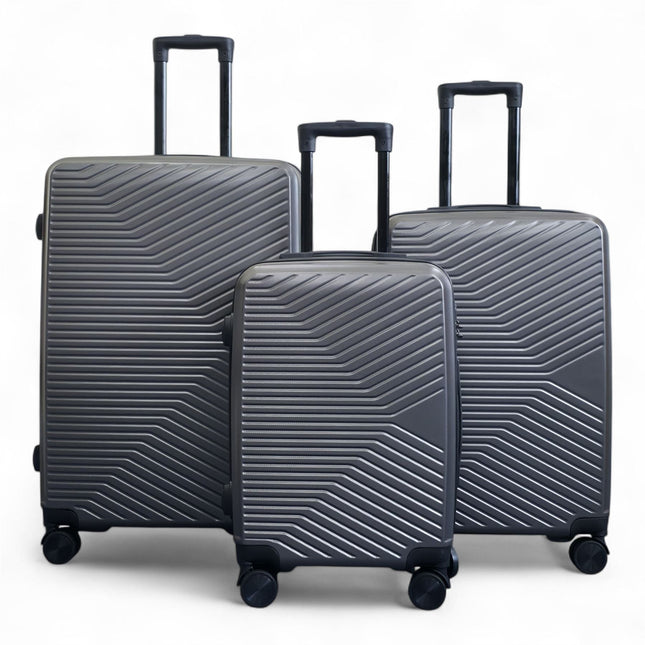 Hardshell Suitcase Set Robust 8 Wheel Cabin Luggage Case Bag