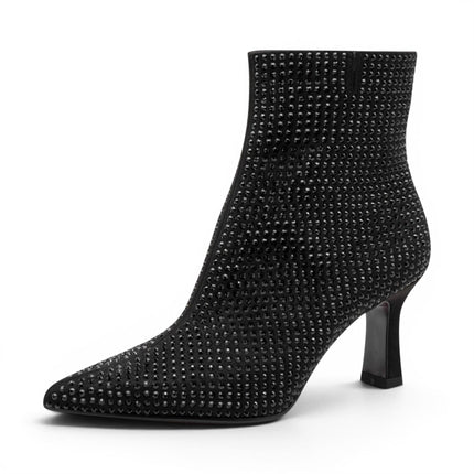 Tamaris Women's Diamante Stiletto Heeled Fashion Ankle Boots - 25385-47