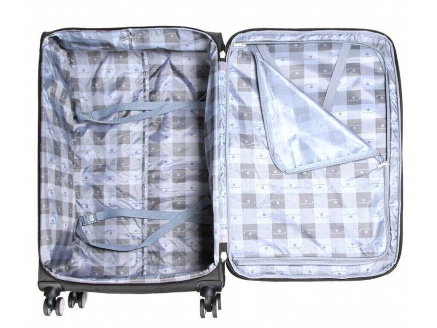 Soft Lightweight Dual 4 Wheel Suitcase Luggage