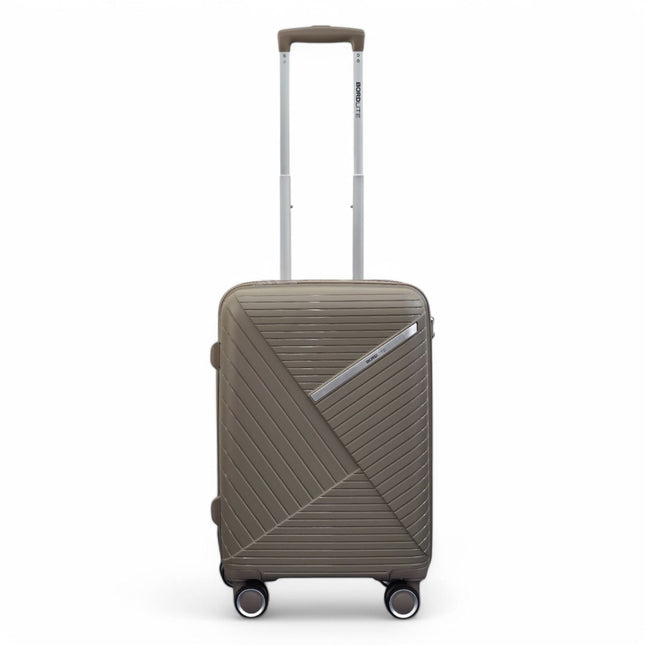 Hard Shell PP Cabin Suitcase 55 x 26 x 20 cm Luggage Suitable for Easyjet, Ryanair