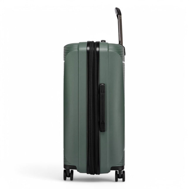 Expandable Hard Shell PP 8 Wheel Luggage Travel Cabin Holiday Bags Suitcase Set