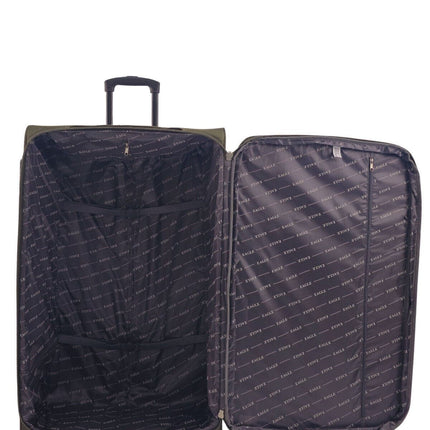 Soft Shell Suitcase Luggage Set Travel Light Carry On Cabin Bag