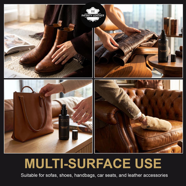 Waterproof Rain & Stain Spray for Leather & Suede Protector