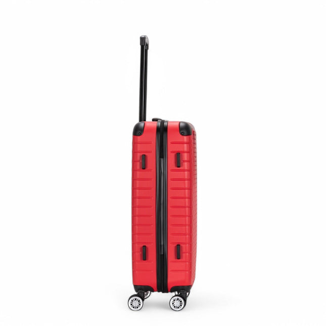 Hard Shell ABS 8 Wheel Luggage Travel Cabin Holiday Bags Suitcase Set