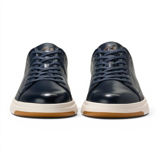 Cole Haan Men's GrandPro Luxe Mile Trainer Blue Leather Sneakers - C42754