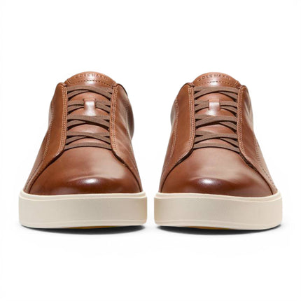Cole Haan Men's GrandPro Luxe Mile Trainer Brown Suede Sneakers - C43941