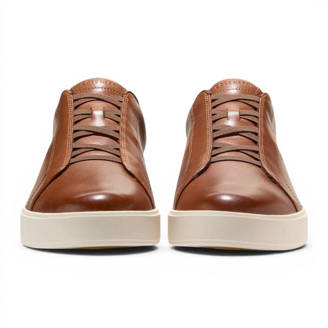 Cole Haan Men's GrandPro Luxe Mile Trainer Brown Suede Sneakers - C43941