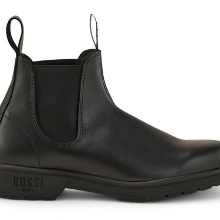 Rossi 301 Endura Black Leather Chelsea Boots