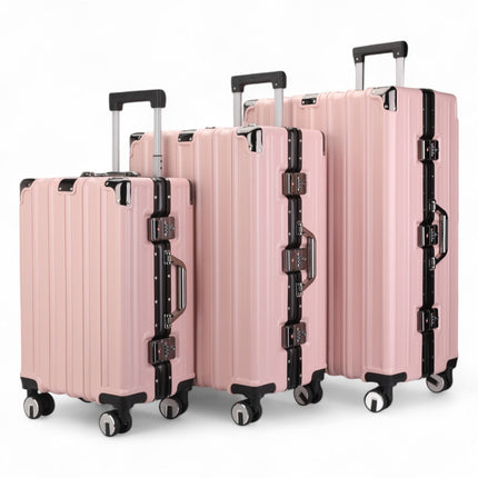Hardshell Suitcase Set Robust 8 Wheel Cabin Luggage Suitcases