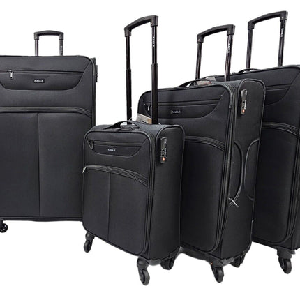 Lightweight Soft Suitcase Luggage Travel TSA Set