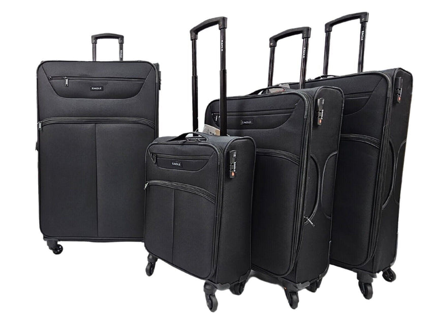 Lightweight Soft Suitcase Luggage Travel TSA Set