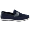 Men’s Navy Breathable Loafers Lightweight Slip-On