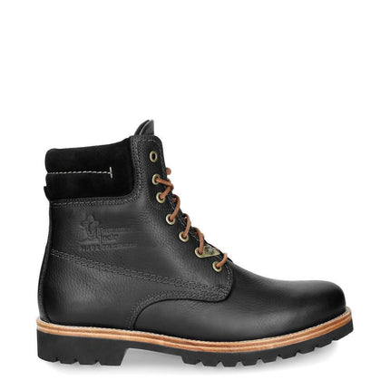 Panama Jack 03 C27 Mens Black Waterproof Leather Laces Hiking Ankle Boots