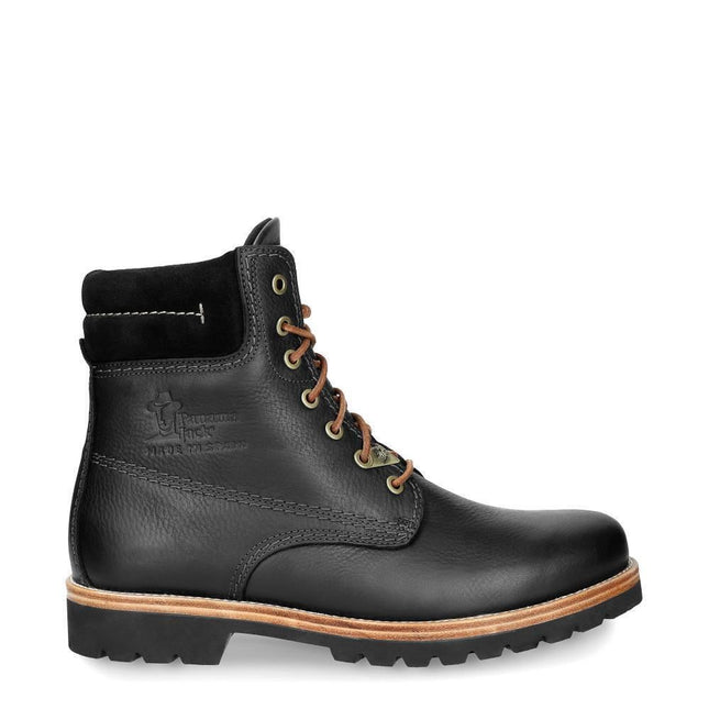 Panama Jack 03 C27 Mens Black Waterproof Leather Laces Hiking Ankle Boots