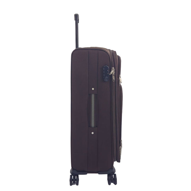 Soft Shell Suitcase Luggage Set Travel Light Carry On Cabin Bag