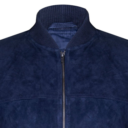 Mens Goat Suede MA-1 Bomber Jacket-Auckland