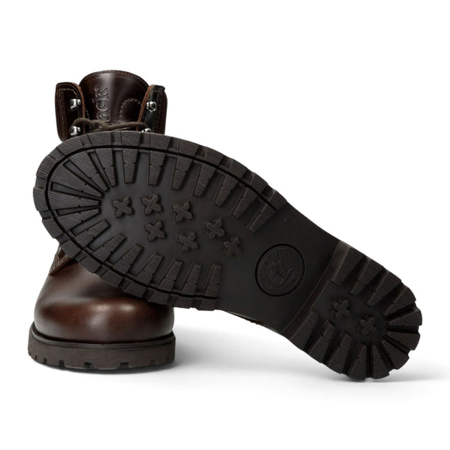 Panama Jack Men's Brown Leather Lace-Up Ankle Boots - PJ03-IGLOO-C45