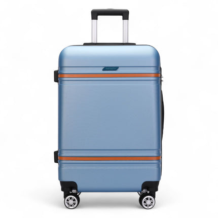 Hard Shell Modern Dual 4 Wheel Luggage Suitcase Set
