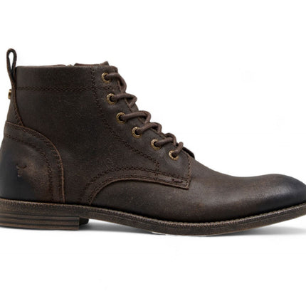 Windsorsmith Mens Brown Leather Casual Chukka Ankle Desert Boots - Sebastien